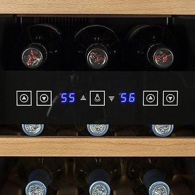 Koldfront 18 Bottle Free Standing Dual Zone Wine Cooler