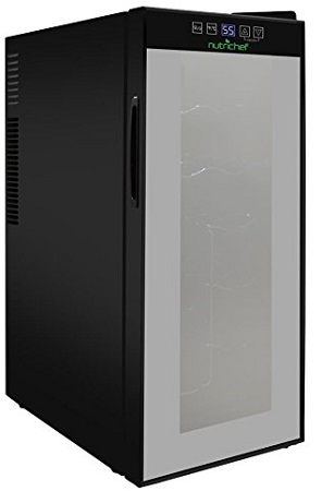 Nutrichef 12 Bottle Wine Cooler Refrigerator